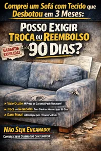 Imagem principal do artigo Comprei um Sofá com Tecido que Desbotou em 3 Meses: Posso Exigir Troca ou Reembolso Mesmo Após o Prazo de 90 Dias?